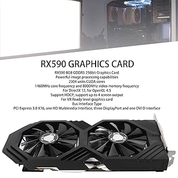 Amazon.com: RX590 8GB Graphics Card with GDDR5, Quiet